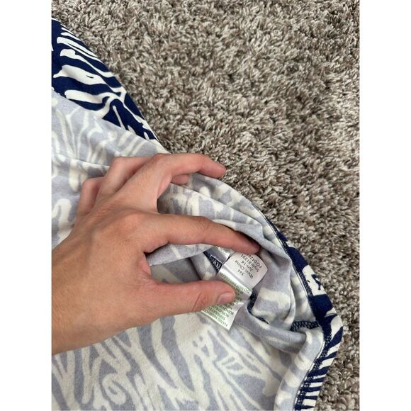 Lilly Pulitzer Morada Strapless Maxi Dress Women’s S Bright Navy Entourage Rayon - Picture 8 of 11